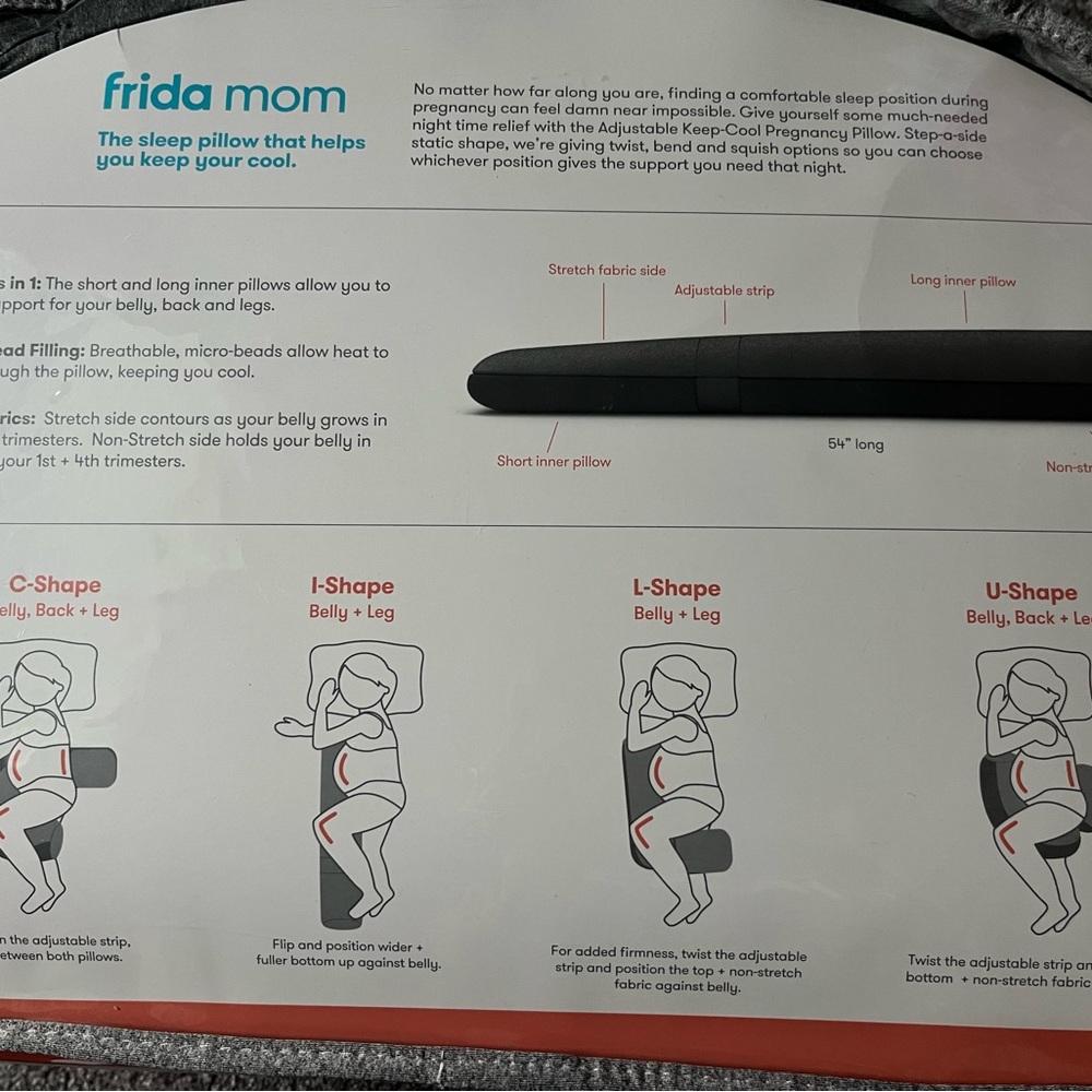 Frida Mom pregnancy/postpartum sleep pillow